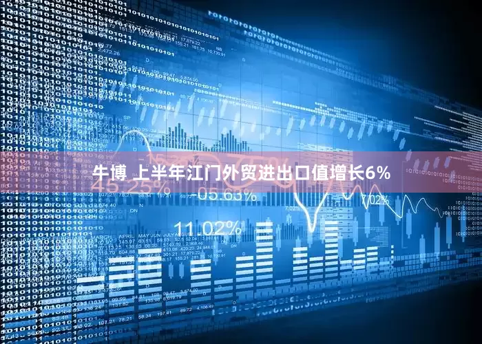牛博 上半年江门外贸进出口值增长6%